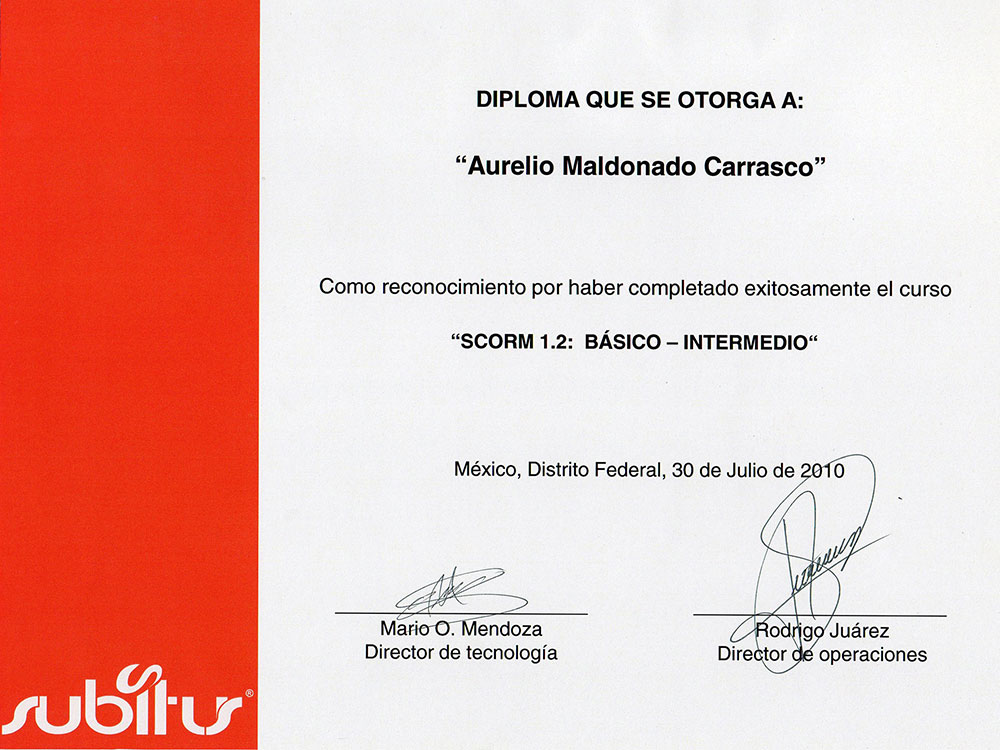Curso: SCORM 1.2