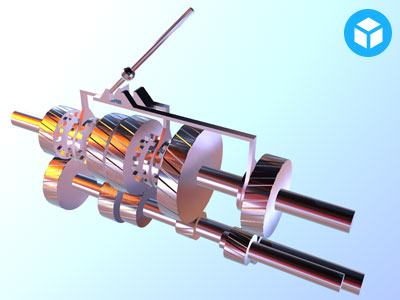 Animated gearbox