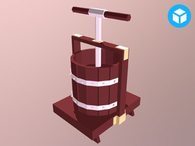 A grape press